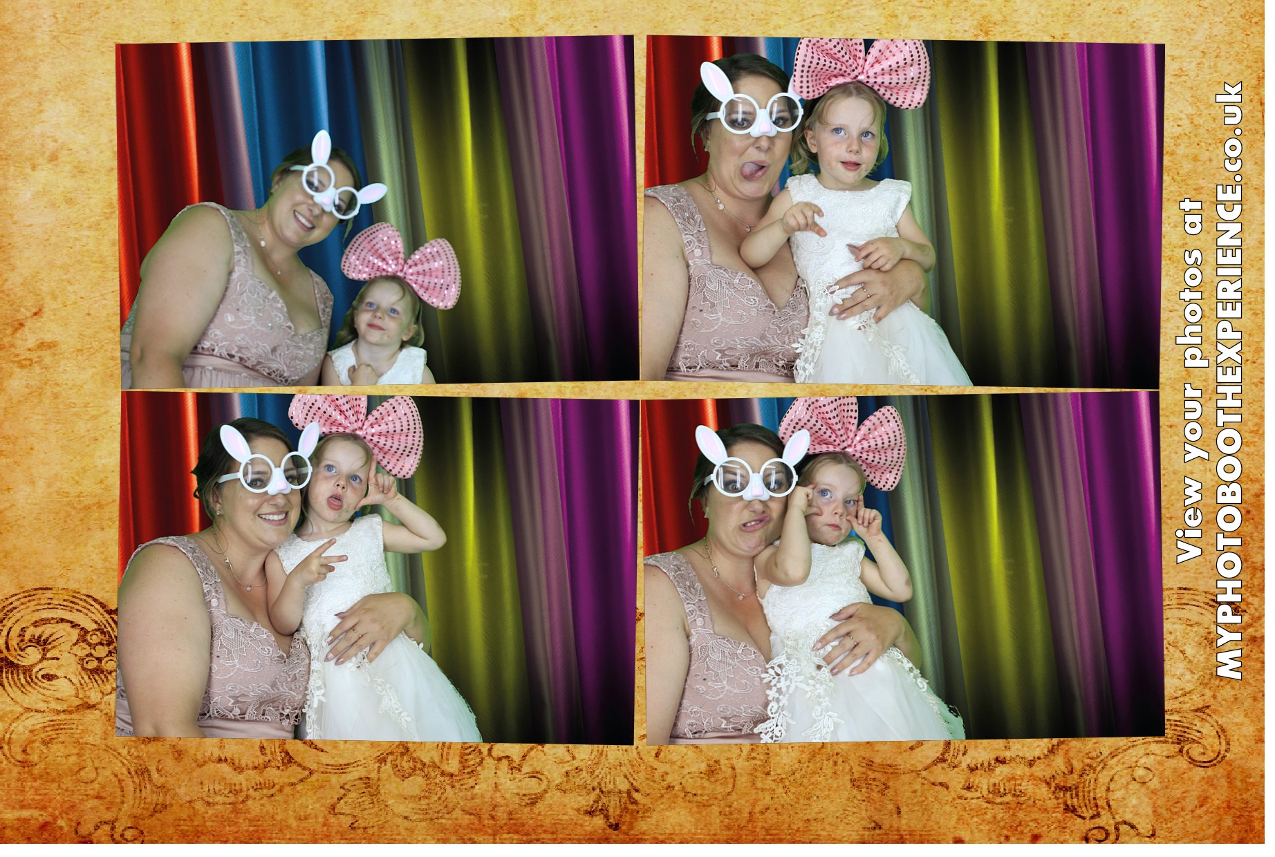 Jennie & Graham's wedding vow renewal  | View more photos from the event at gallery.myphotoboothexperience.co.uk/u/MyPhotoBoothExperienceLtd/Jennie-Grahams-wedding-vow-renewal